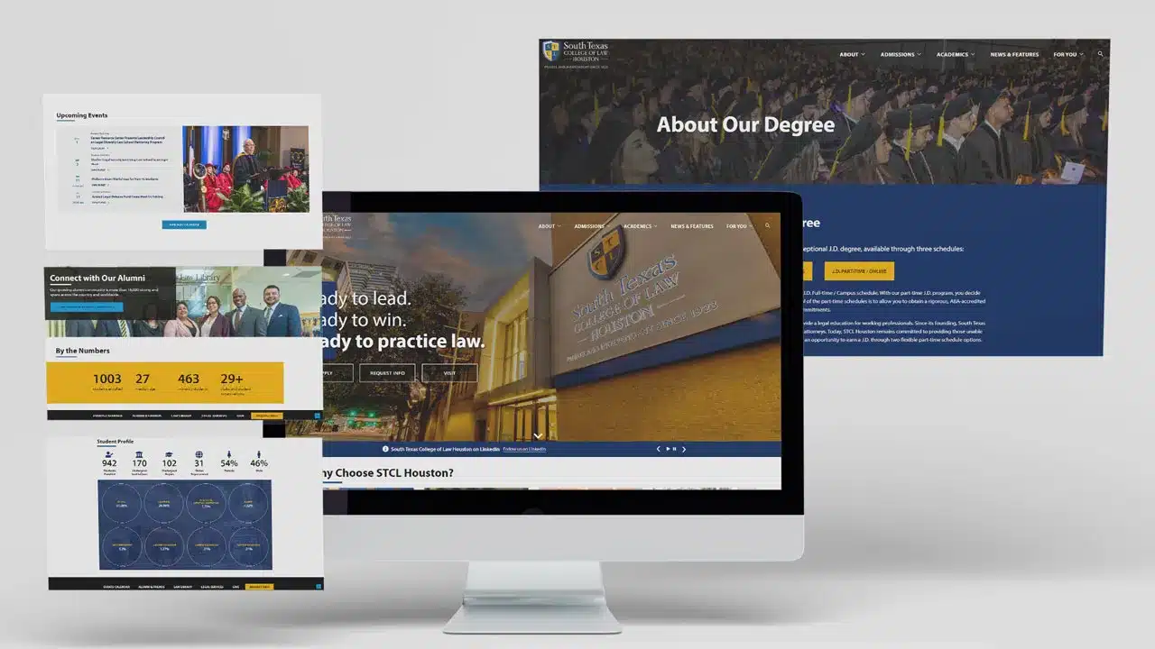 STCL Houston Website Desktop