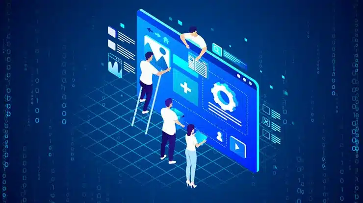 B2B Website Design concept