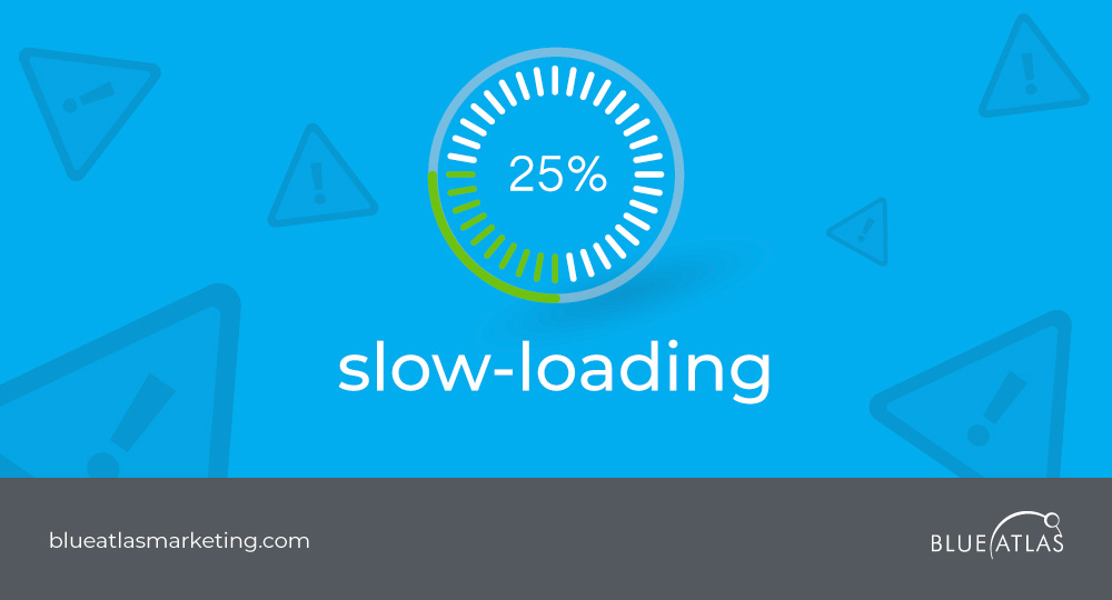 An image showing a slow loading icon