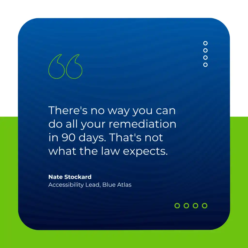 There is no way you can do all of your remediation in 90 days