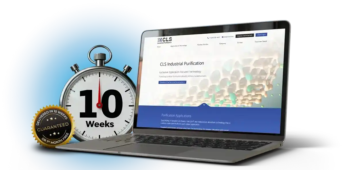 Industrial B2B Website Growth System in 10 weeks guaranteed