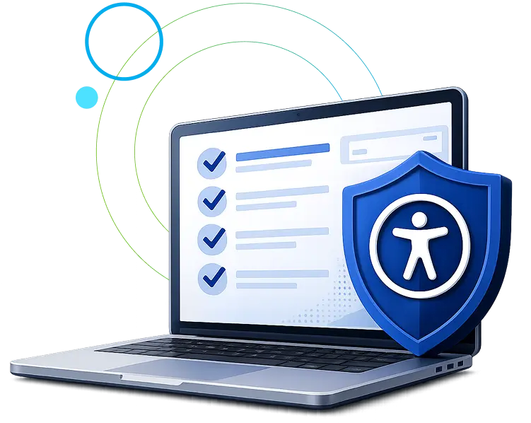 ada compliant website laptop shield
