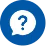 help faq question icon blue